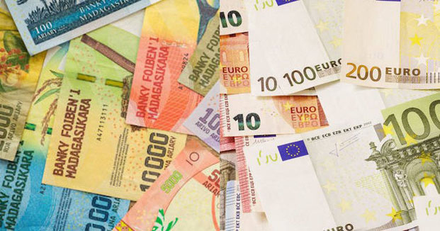Taux de change -  L’euro à un pas des 5.000 ariary