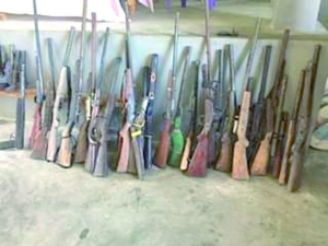 Lutte contre l&#039;insécurité dans le Haute-Matsiatra - 689 armes de guerre ou autres, une centaine de munitions saisies
