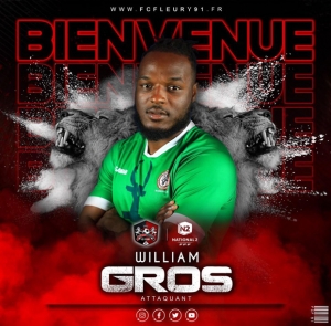 Football- William - Gros Officiellement joueur du FC Fleury 91