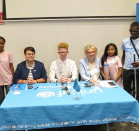 « Youth advocate » de l’UNICEF - Gilardy porte la voix des enfants albinos et handicapés
