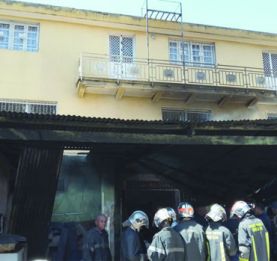 Analamahitsy - Un incendie ravage un garage-entrepôt