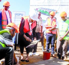 Université de Toliara - Un nouveau logement des étudiants en construction