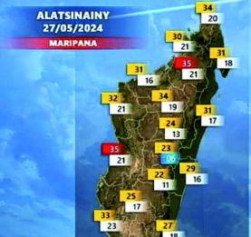 Temps hivernal - Chute de la température jusqu’à 6° C à Antsirabe 