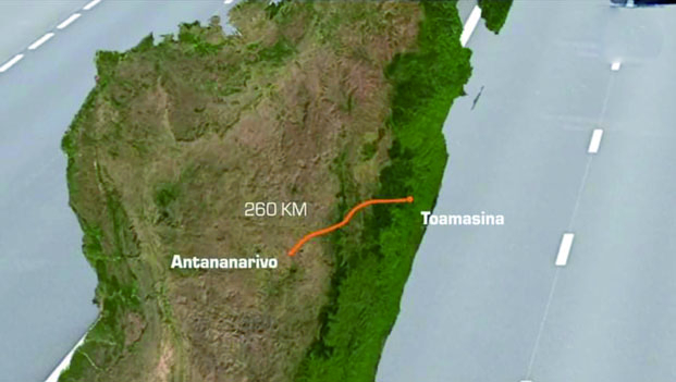 Antananarivo – Toamasina  - Mise en place de la première autoroute à Madagascar