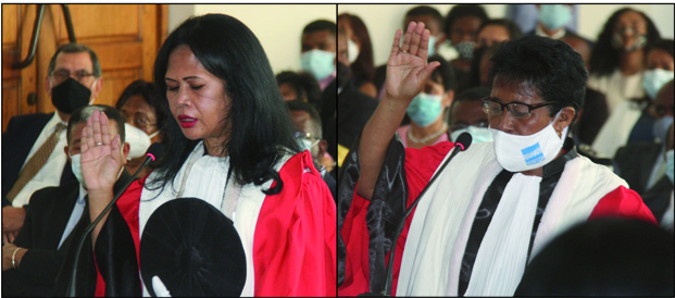 Pôle anti-Corruption Mahajanga - Prestation de serment de 2 chefs de Cour