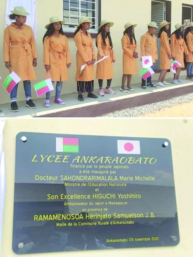 Commune rurale d'Ankaraobato - Le premier lycée inauguré !
