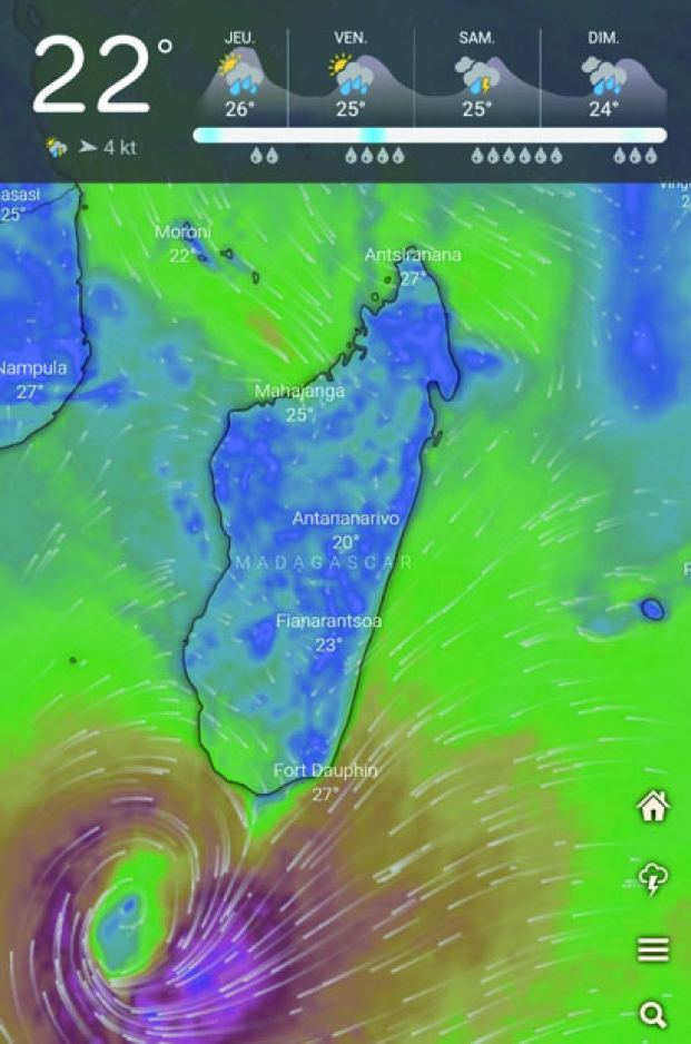 Saison cyclonique 2021-2022 - 6 tempêtes et cyclones en un mois !