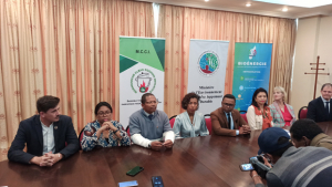 Les représentants et partenaires de Madagascar Clean Cooking Initiative (MCCI) main dans la main