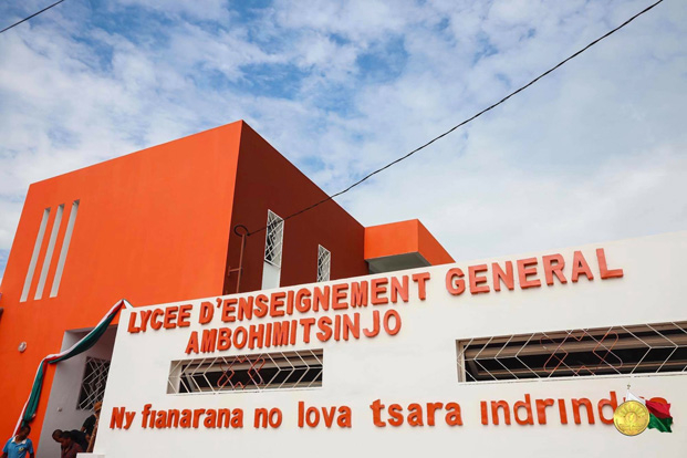 Président Andry Rajoelina - Le premier lycée manara-penitra inauguré à Antsiranana