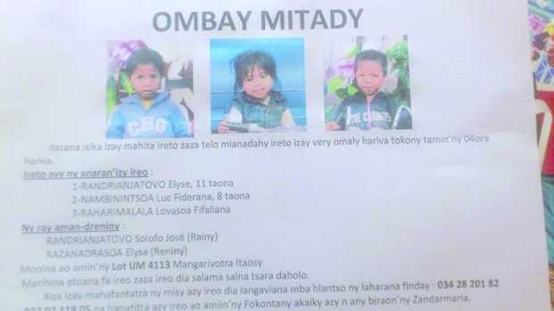 Triple disparition à Itaosy - Les enfants retrouvés dans le tunnel d’Ambohidahy