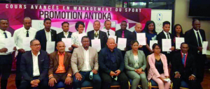 Cours avancés en management du sport - Remise de diplômes de la promotion « Antoka »