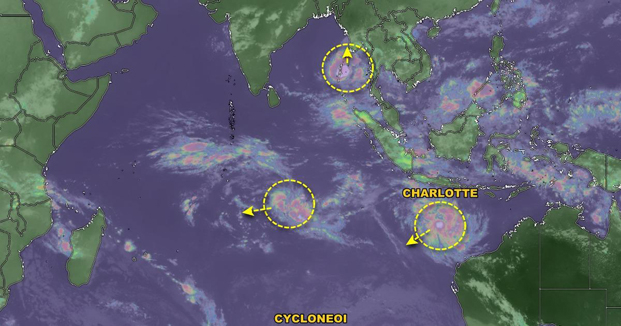 Prévision météorologique - Deux intempéries menacent l’océan Indien