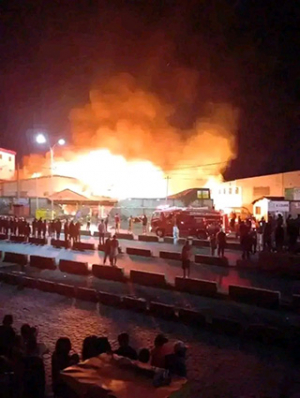 Les flammes n&#039;ont épargné aucun objet qui se trouvait sur leur passage