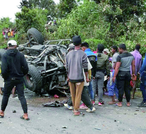 RN2-Moramanga - Une grave collision fait 7 victimes dont un mort