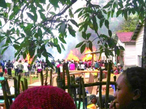 Incendie à la Gendarmerie de Ranomafana - Les citoyens à la rescousse