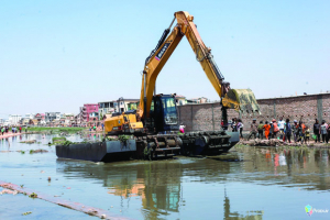 Protéger Antananarivo des inondations - Extraction de 115.000 m³ de boue et de déchets à Anosibe