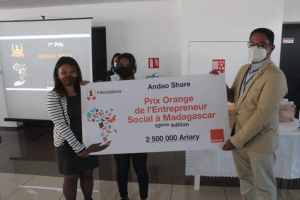 Prix Orange de l’entrepreneuriat social - Les représentants de Madagascar en pleine préparation