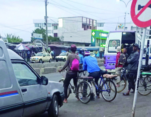 Routés coupées - Une aubaine pour les taxis-bicyclettes 