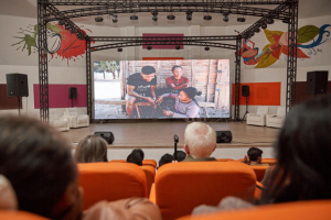  Lors de la projection du film documentaire, samedi dernier au bâtiment Havoria, Anosy 