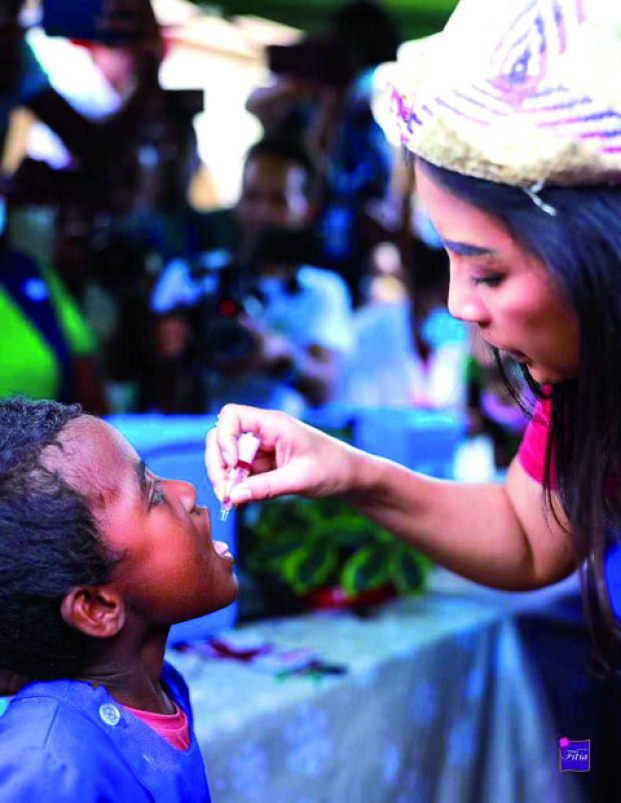 Vaccination contre la poliomyélite à Madagascar - « Unissons nos forces pour offrir un avenir radieux à la génération future », appelle Mialy Rajoelina