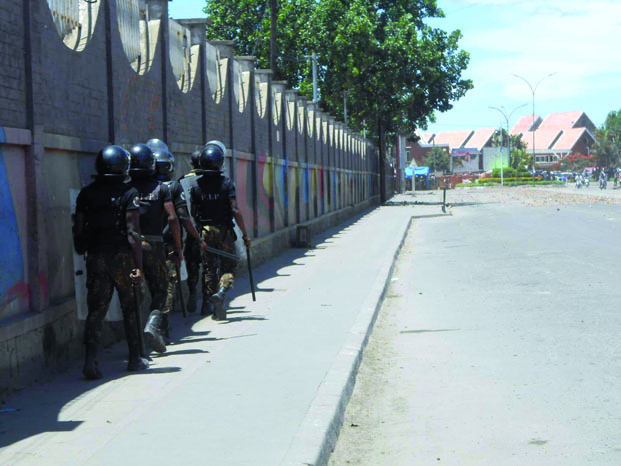 Emeute à l&#039;ENS Ampefiloha - Une dizaine de blessés dont des policiers