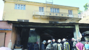 Analamahitsy - Un incendie ravage un garage-entrepôt