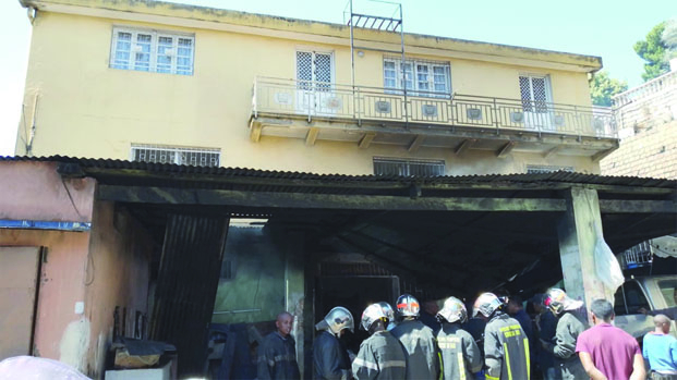 Analamahitsy - Un incendie ravage un garage-entrepôt