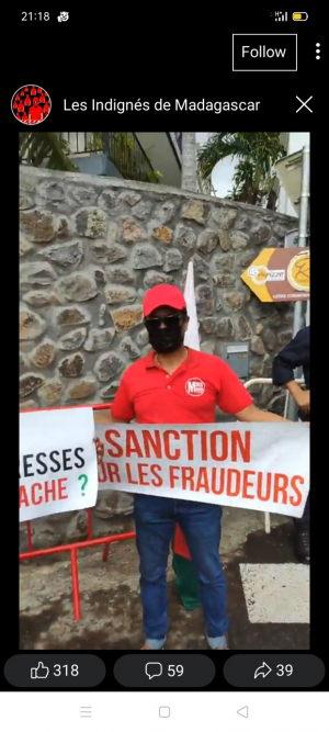Manifestation à la Réunion - Des « indignés » aux attitudes indignes !