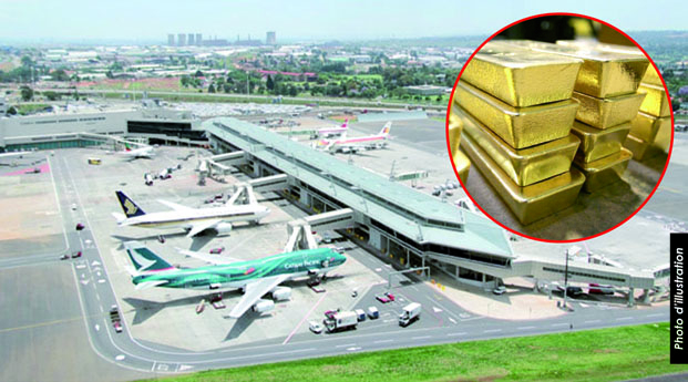 Aéroport O.R. Tambo Afrique du Sud - Trois trafiquants venant de Madagascar arrêtés avec 73,5 kg d&#039;or