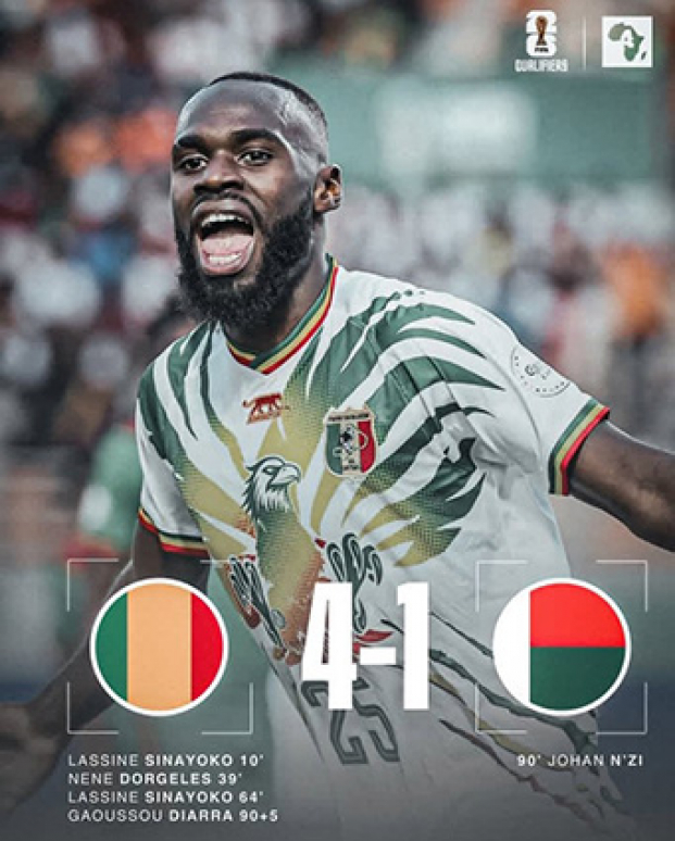 Coupe du Monde 2026 - Les Barea s’inclinent à Bamako, leur destin dépend  de la décision de la CAF