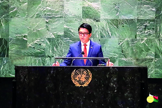 Tribune des Nations Unies - Rajoelina plaide pour Madagascar et les pays de la SADC  