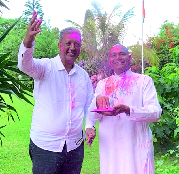 Ambassade de l'Inde - « Holi festival » célébré en couleurs !