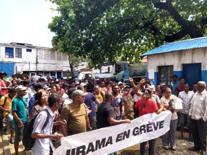 Lors de la grève des employés de la JIRAMA