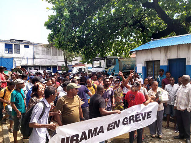 Lors de la grève des employés de la JIRAMA