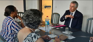 Lors de la rencontre entre le GEM et Tarak Cherif