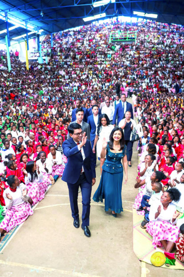 Famille Rajoelina - Une fête de la Nativité sous le signe du partage