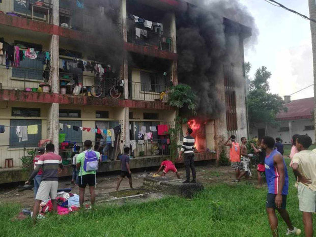 Incendie à Barikadimy - Intervention salutaire des étudiants