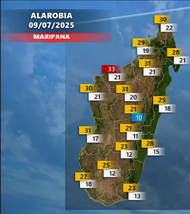 Météo - Le froid persiste dans les Hautes-terres centrales