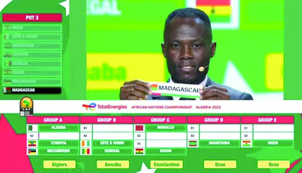 Tirage au sort CHAN 2023 - Madagascar dans le groupe C avec le Maroc et le Ghana