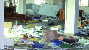 Pillages du 25 septembre - 2 700 Bibles réduites en cendre