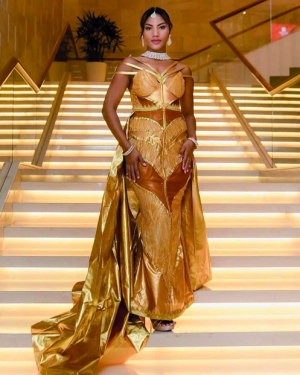 Miss Monde 2025 - Cyria Temagnombe vise le prix du meilleur designer