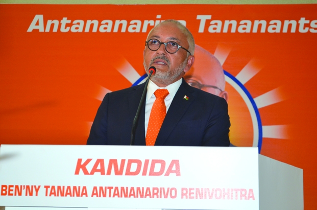 Candidat à l’élection municipale - Naina Andriantsitohaina,  le sauveur d’Antananarivo !