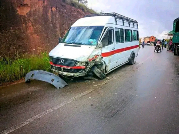 L&#039;une des collisions survenues sur l&#039;axe Nord de la Capitale