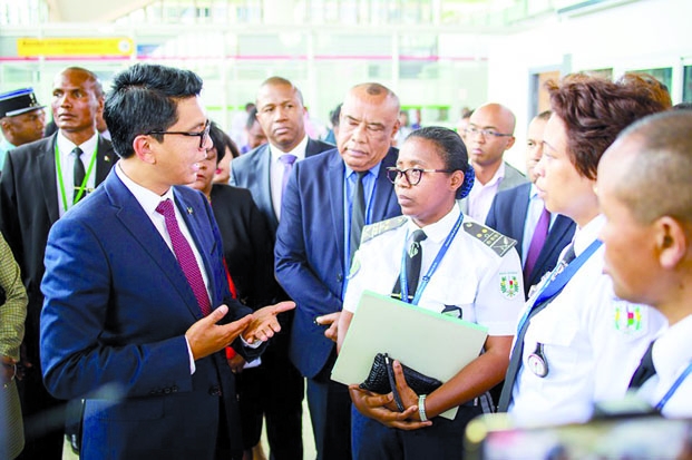 Aéroport international Ivato - « Je ne tolérerai pas la corruption et le corporatisme », dixit Andry Rajoelina
