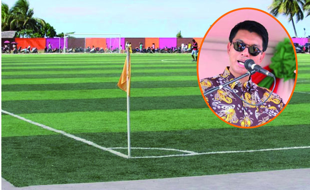 Infrastructures - Le Président Rajoelina offre le 32eme stade « manara-penitra » à Fenoarivo-Atsinanana