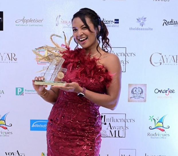 Valisoa Ramananjanahary a été honorée lors de l’évènement « Influencers Awards Indian Ocean 2025 »