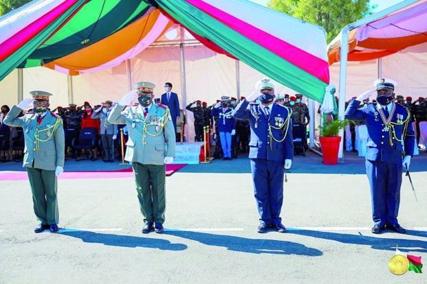 Armée malagasy - Le Président adoube les quatre chefs d&#039;Etat-major