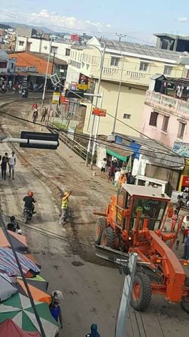 Réfection des routes à Antananarivo - Travaux en cours pour quelques axes
