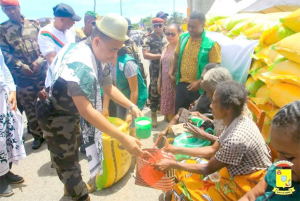 Gouvernement de la Refondation -&nbsp;Distribution de vivres dans le Grand Sud en fin de semaine derni&egrave;re