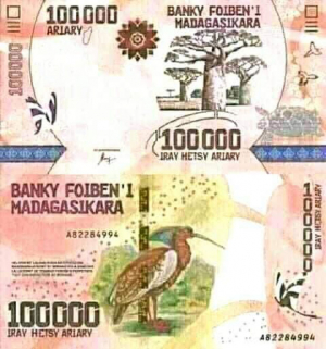 Banque centrale de Madagascar - Aucune émission de nouvelles pièces de monnaie en vue